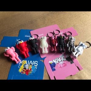 Kaws keychains 8 of them